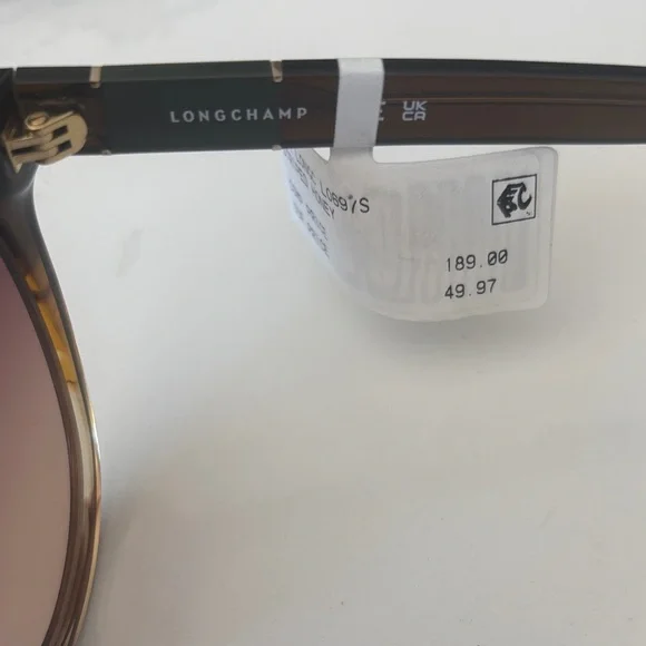 Longchamp Sunglasses 53mm Honey NWT - Picture 9 of 13